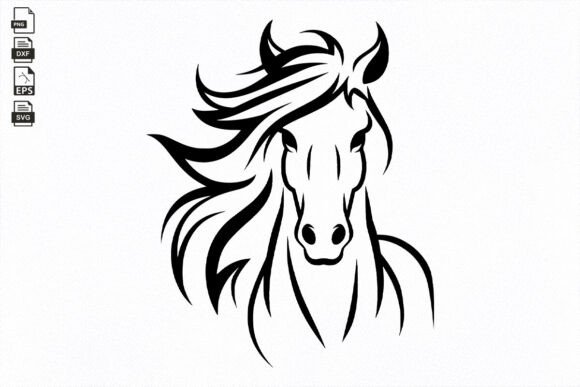 Download Horse SVG , Hand Drawn Horse Head , Farm - Horse svg Collection