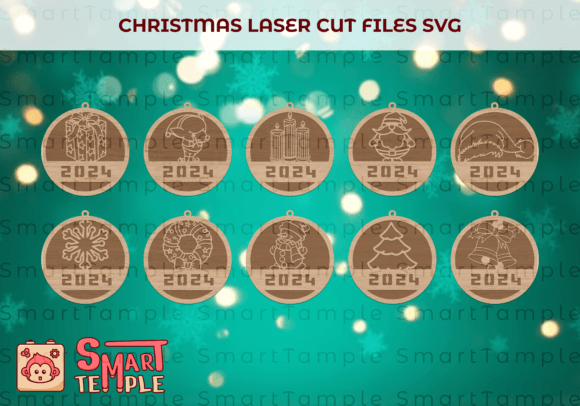 Download Christmas Lightburn Files, Christmas SVG - Lightburn files Collection