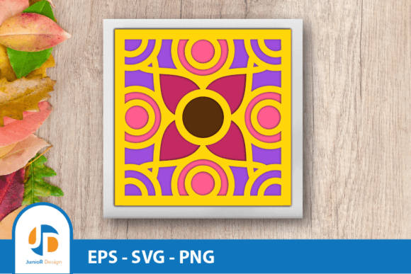 Download 3D Layered Mandala Flower Papercut - Premium Resources